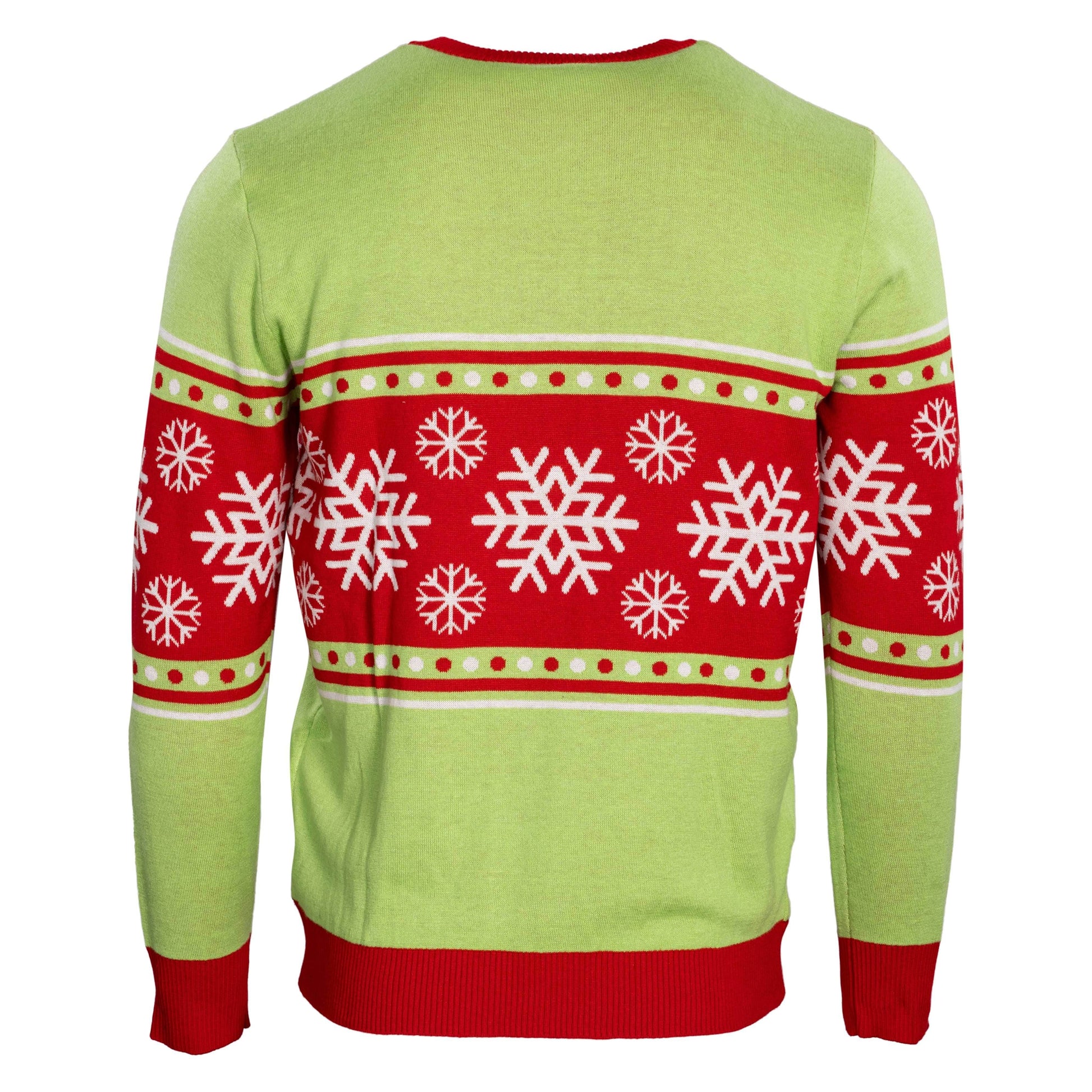 Spongebob LED Reindeer Nose Ugly Christmas Sweater - XS