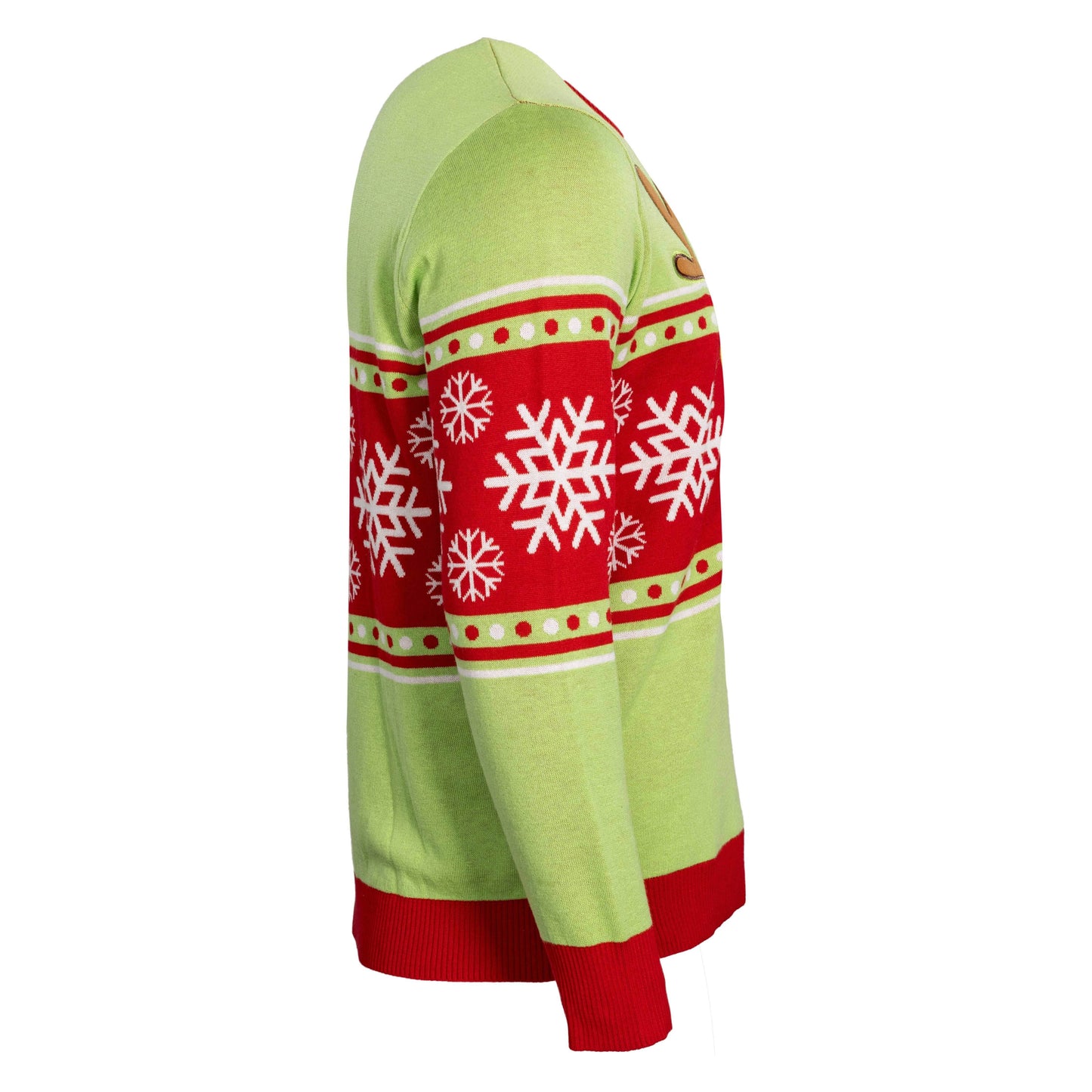Spongebob LED Reindeer Nose Ugly Christmas Sweater - XS