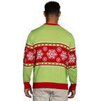 Spongebob LED Reindeer Nose Ugly Christmas Sweater - XS
