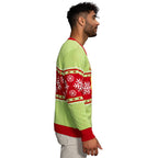 Spongebob LED Reindeer Nose Ugly Christmas Sweater - XS
