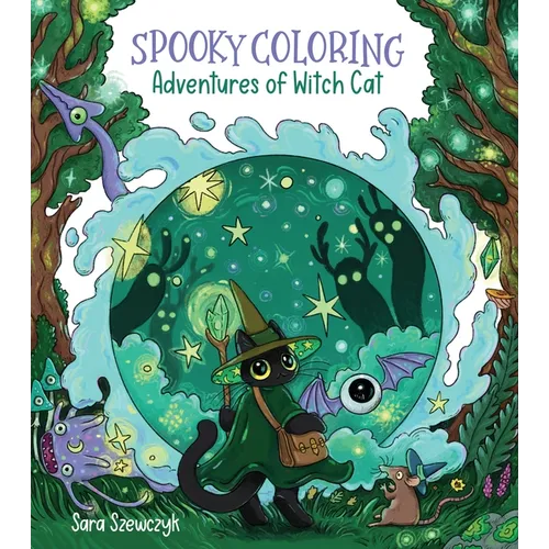 Spooky Coloring: Adventures of Witch Cat