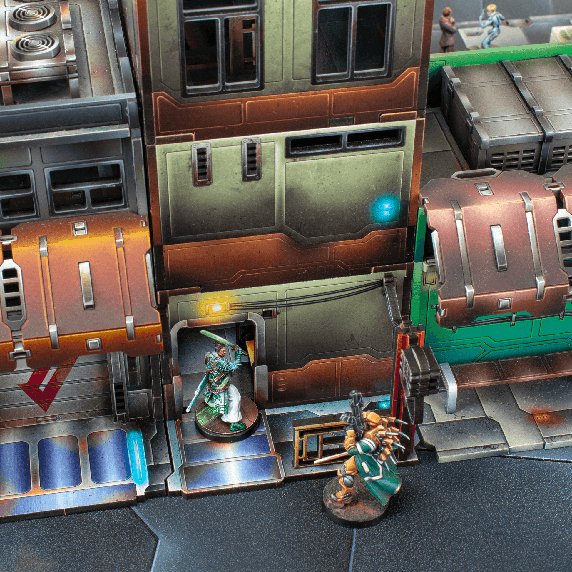 Xiguan Components - Stairwell - Left Entrance / Color Printed