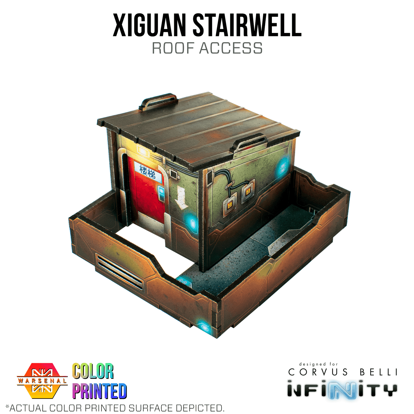 Xiguan Components - Stairwell - Roof Access / Color Printed