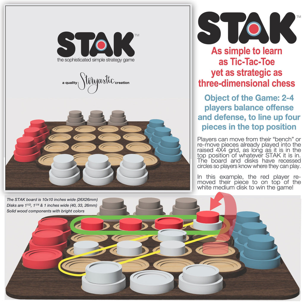 STAK: The Sophisticated Simple Strategy Game - Spielwarenmesse TOP 3 ToyAward