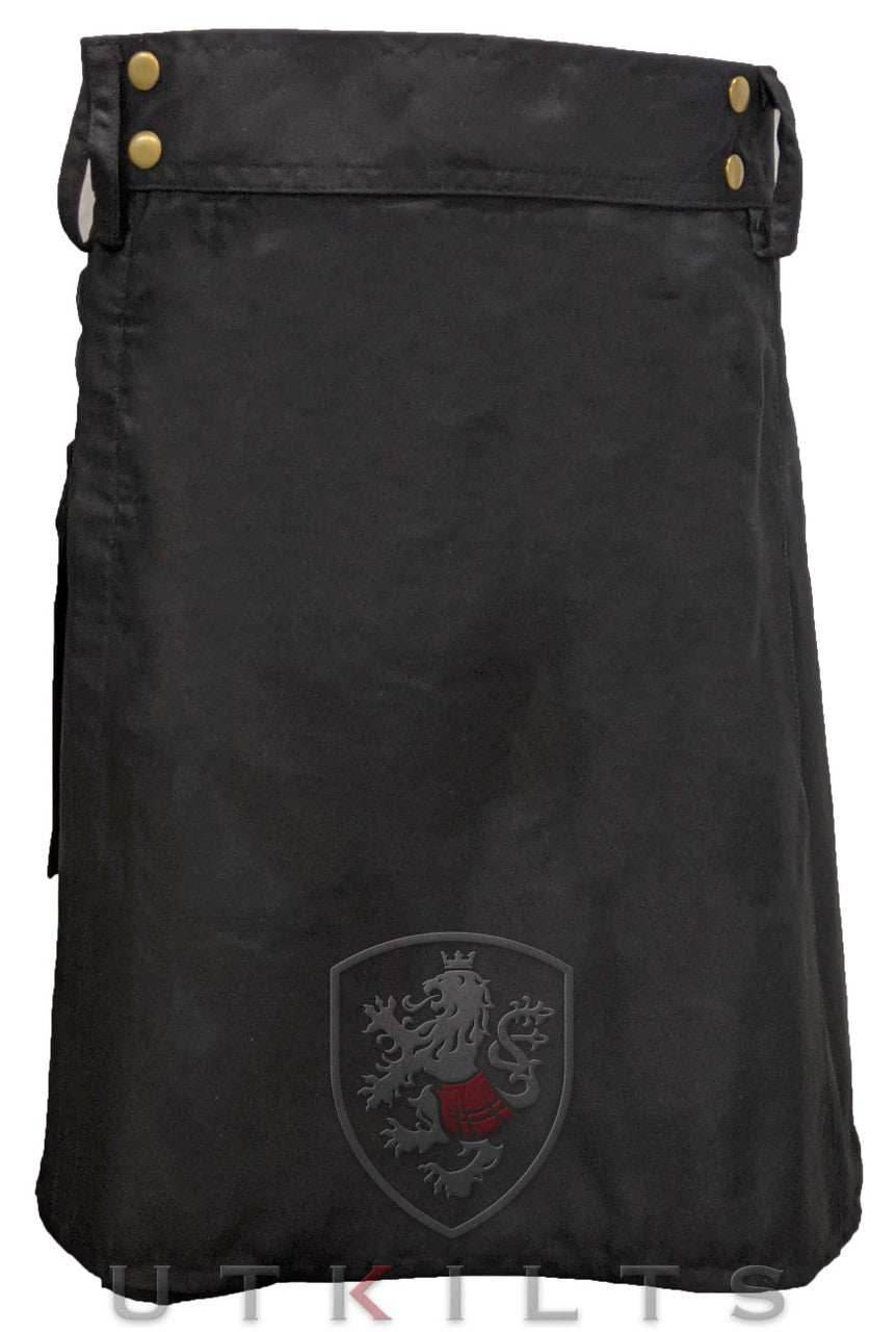 Utility Kilt – GlenLoch, Black - 30 / 22