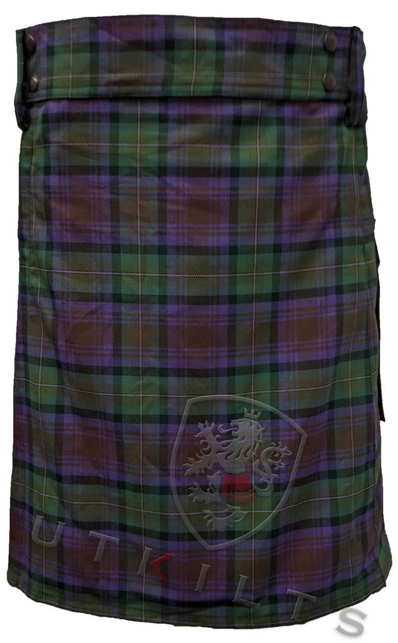 Standard Isle of Skye Tartan Utility Kilt - 30 / 22