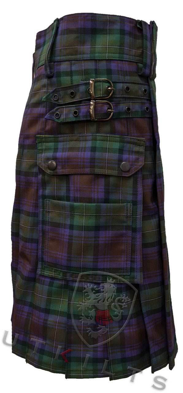 Standard Isle of Skye Tartan Utility Kilt - 30 / 22