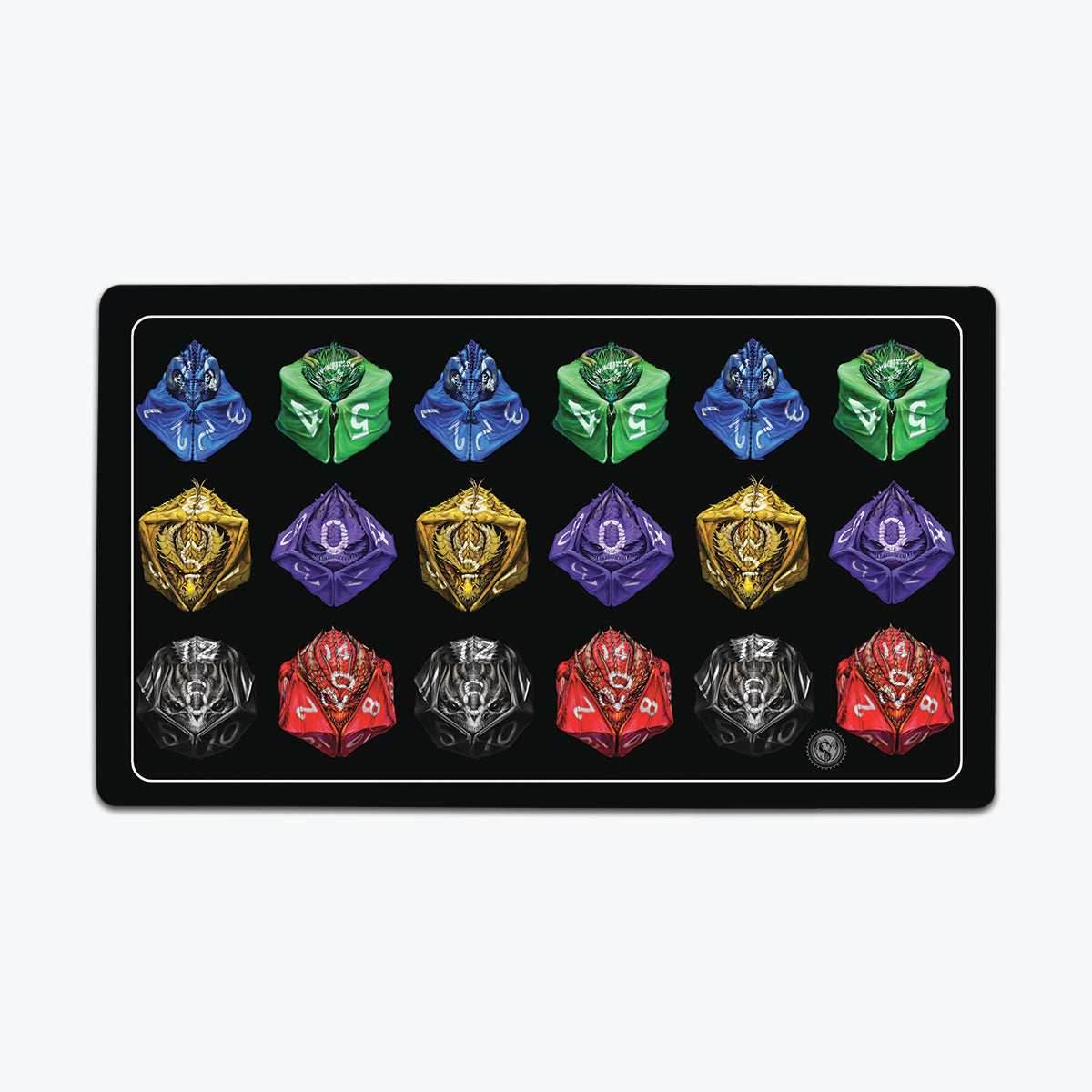 Dragon Dice Pattern Playmat - Plain