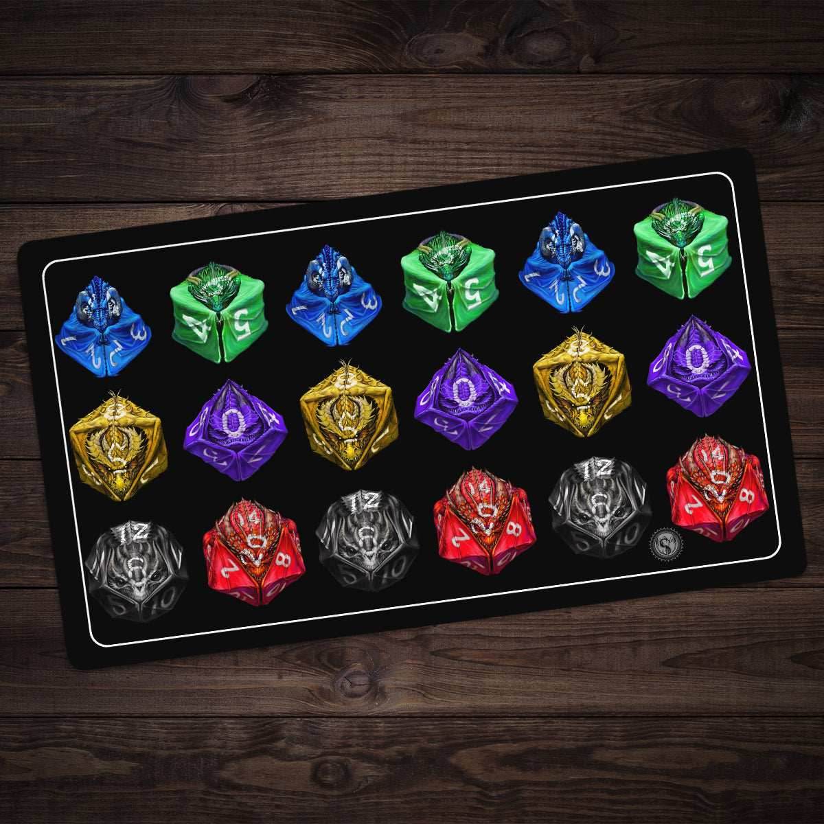 Dragon Dice Pattern Playmat - Plain
