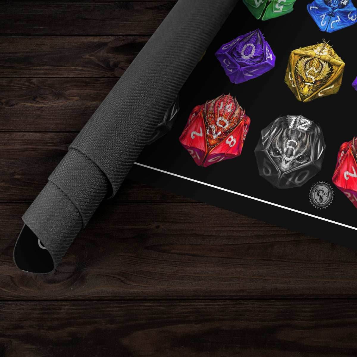 Dragon Dice Pattern Playmat - Plain