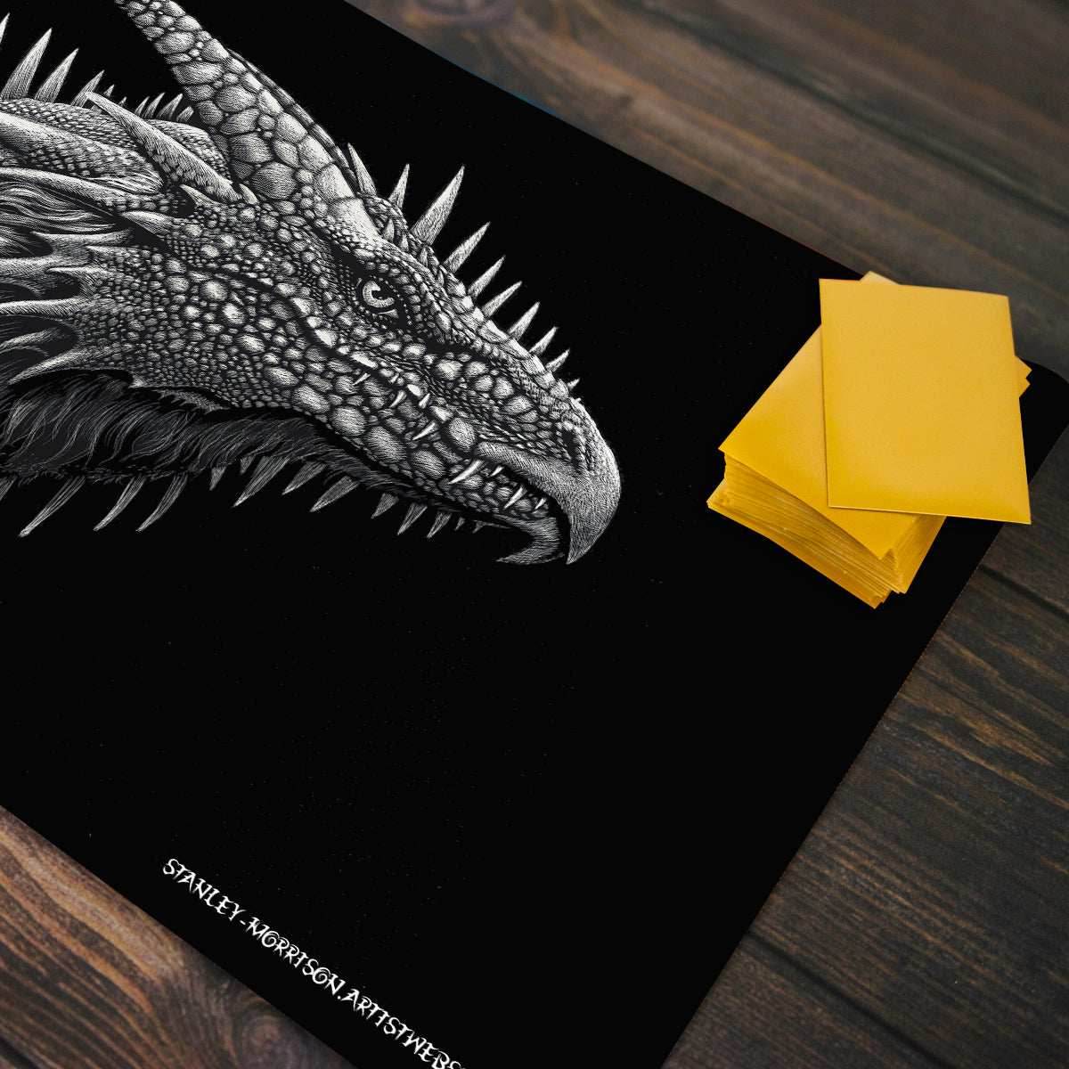 Dragon Lizard Playmat - Standard Playmat / Plain