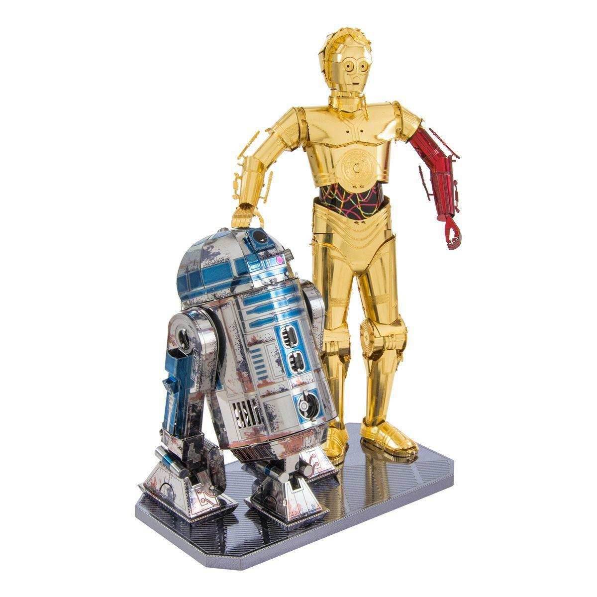 Star Wars R2-D2 and C-3PO Deluxe 3D Steel Model Kit Metal Earth - 