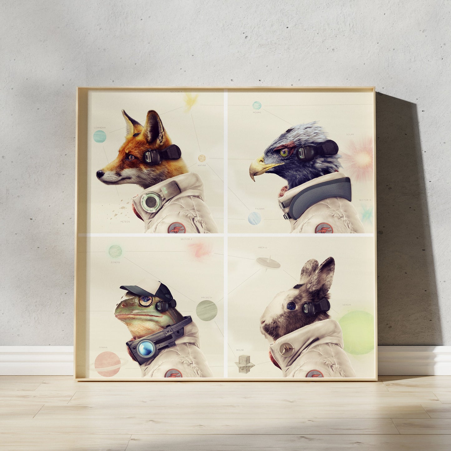 Star Fox Legends of Lylat Video Game Art Print