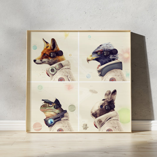 Star Fox Legends of Lylat Video Game Art Print