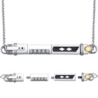 Star Wars X RockLove LIGHTSABER WORKSHOP Ahsoka Tano Lightsaber Necklace - 