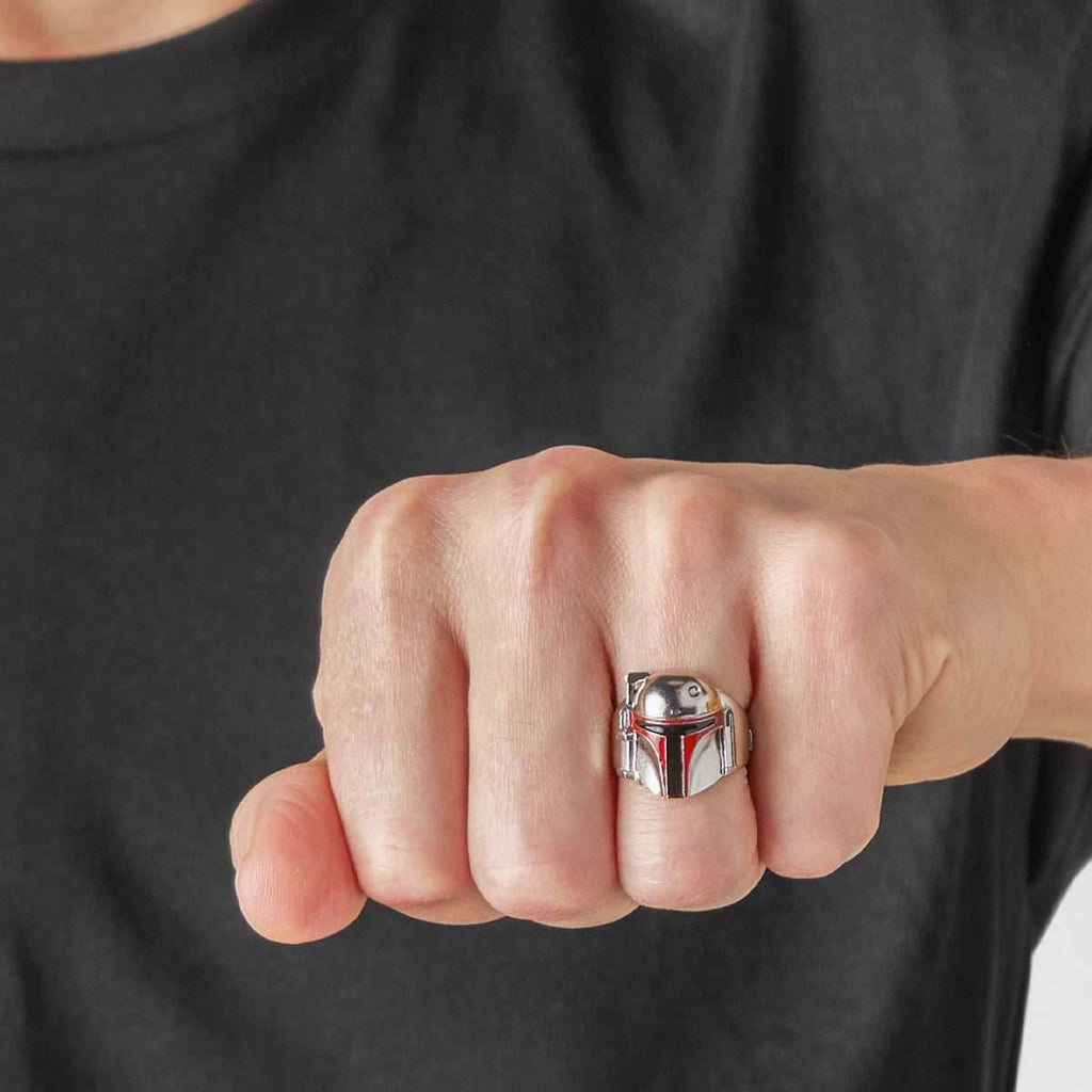 Star Wars X RockLove Boba Fett Helmet Ring - Size 6