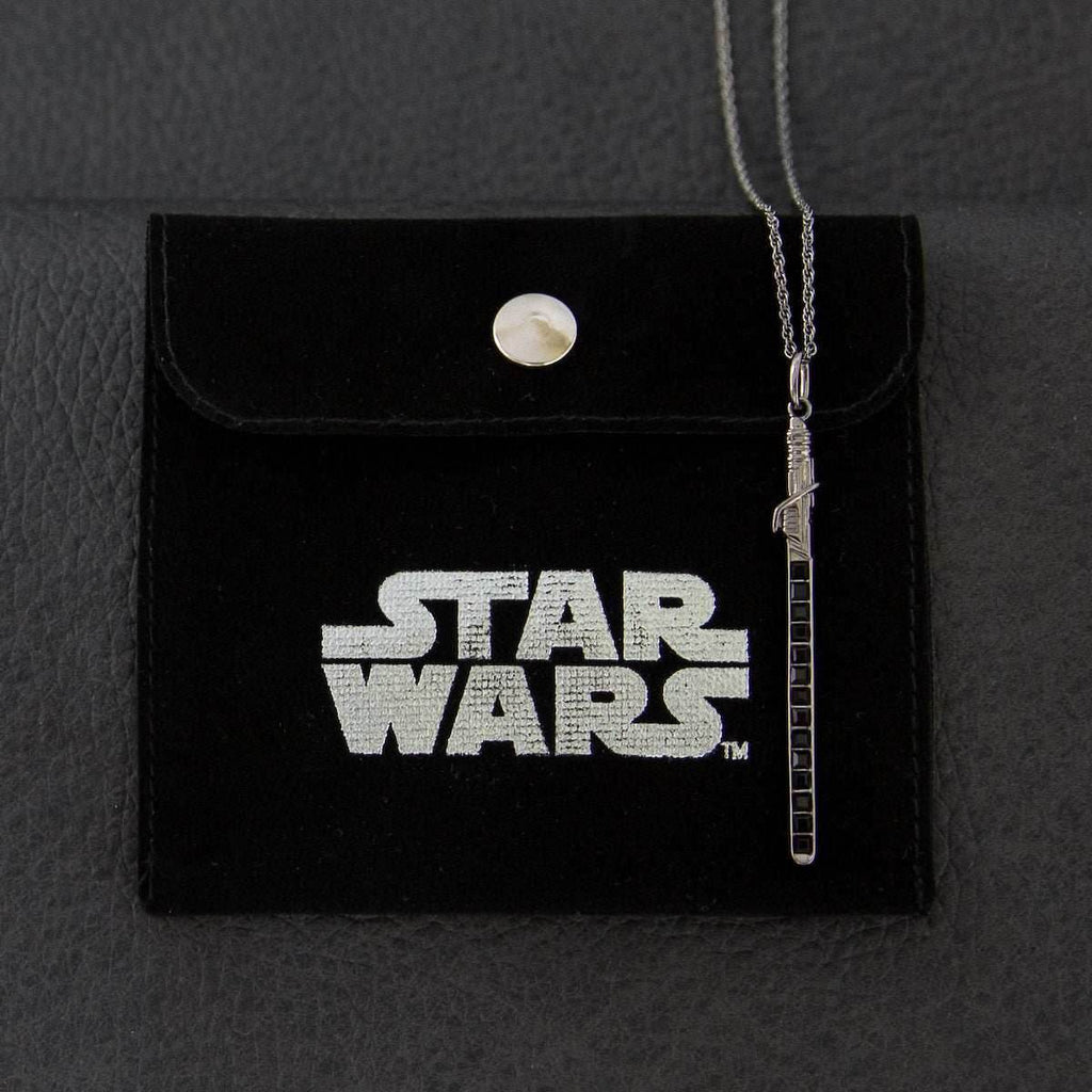 Star Wars X RockLove Darksaber Crystal Lightsaber Necklace - 