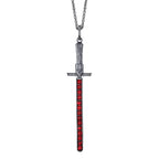Star Wars X RockLove Kylo Ren Crystal Lightsaber Necklace - 