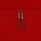 Star Wars X RockLove Kylo Ren Crystal Lightsaber Earrings - 