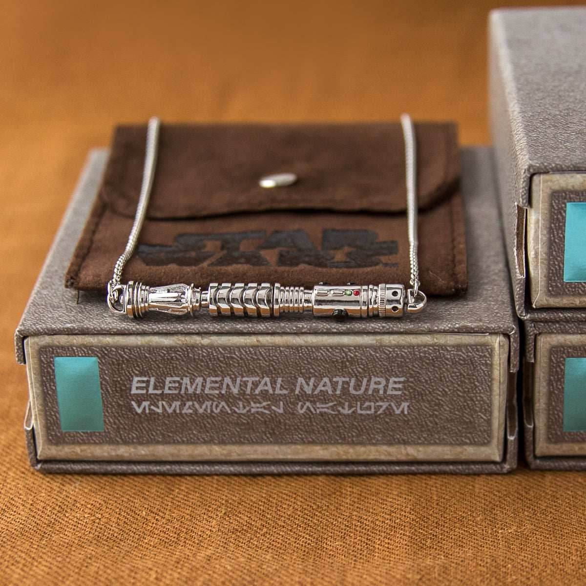 Star Wars X RockLove LIGHTSABER WORKSHOP Elemental Nature Lightsaber Necklace - 