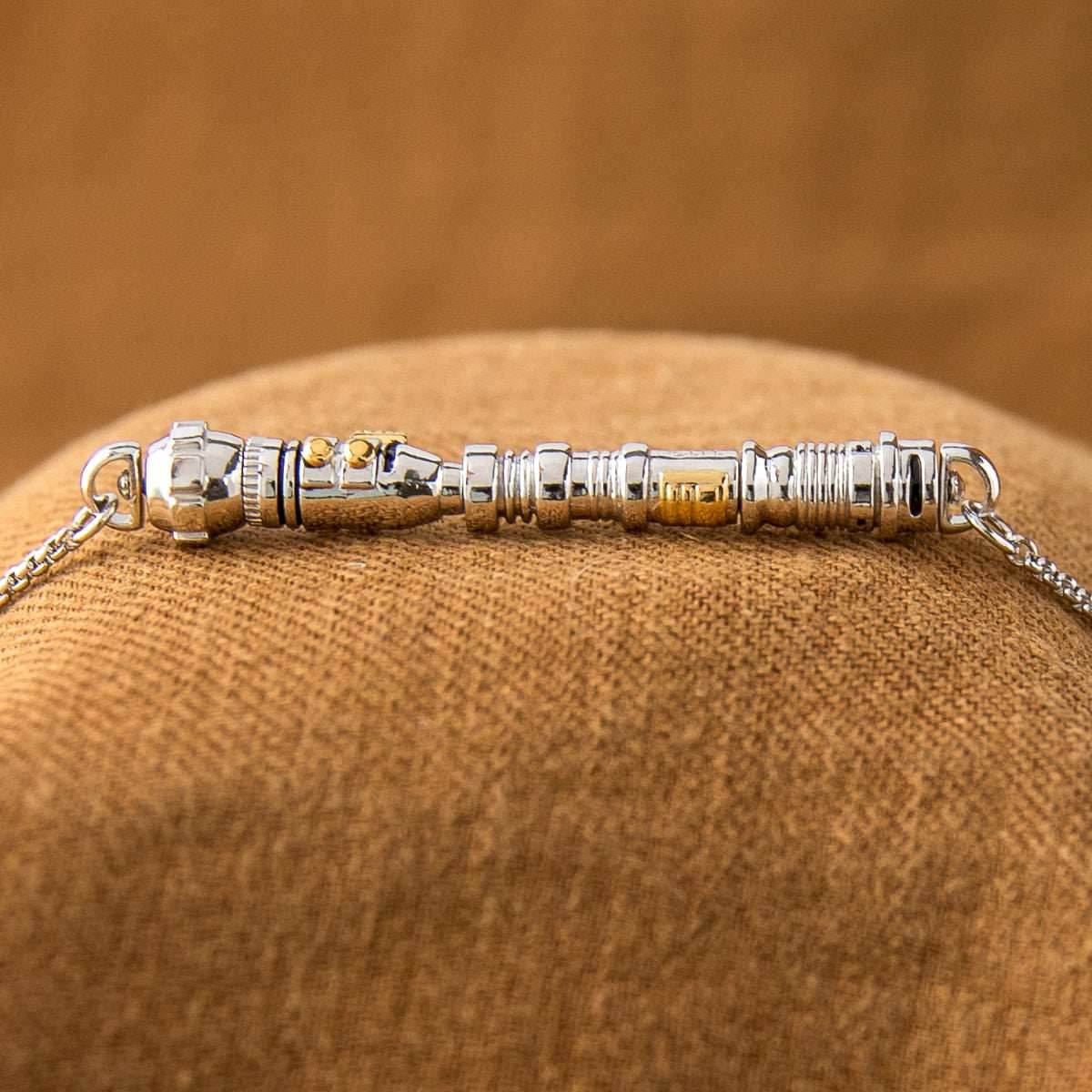 Star Wars X RockLove LIGHTSABER WORKSHOP Peace and Justice Lightsaber Necklace - 