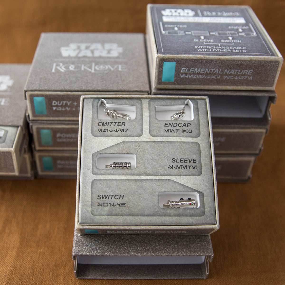 Star Wars X RockLove LIGHTSABER WORKSHOP Elemental Nature Lightsaber Necklace - 