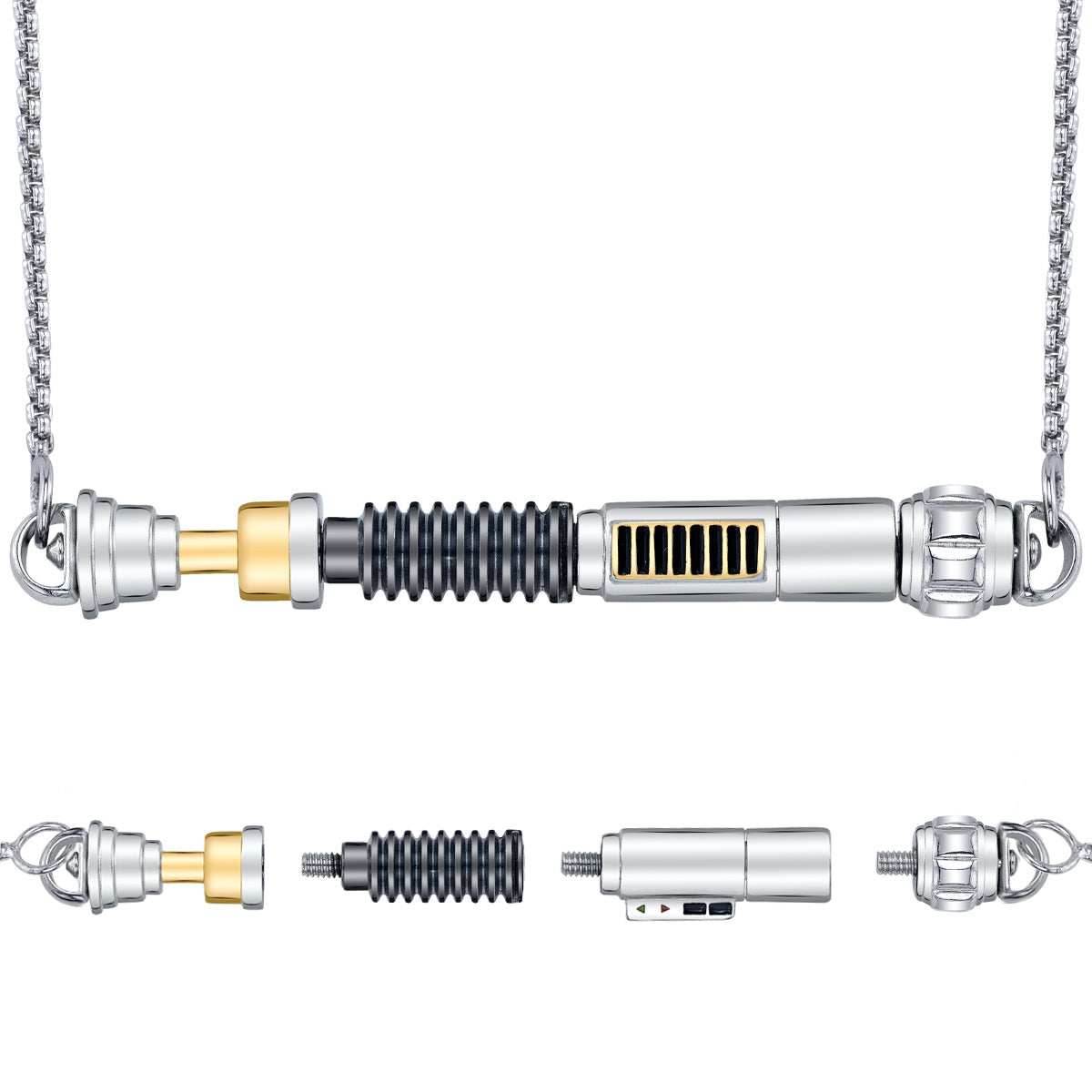 Star Wars X RockLove LIGHTSABER WORKSHOP Luke Skywalker Lightsaber Necklace - 