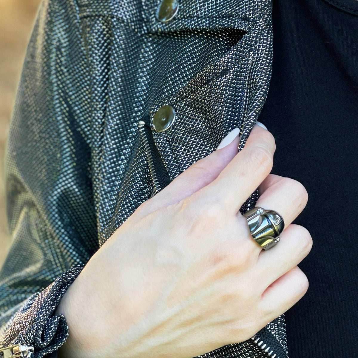 Star Wars X RockLove The Mandalorian Helmet Ring - Size 6