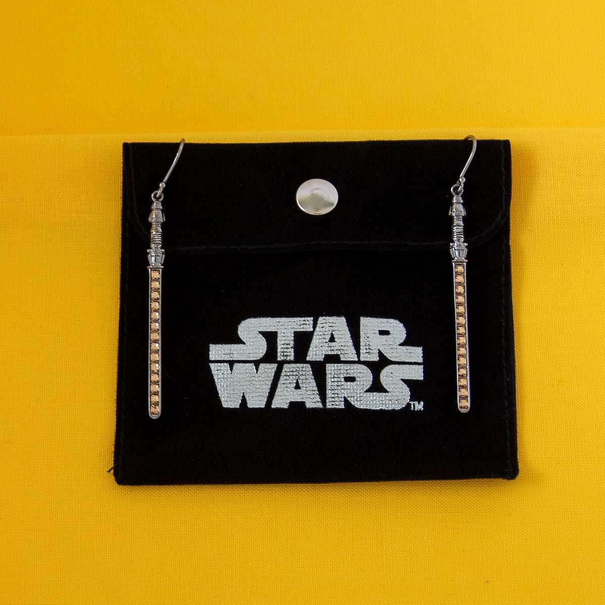 Star Wars X RockLove Rey Crystal Lightsaber Earrings - 