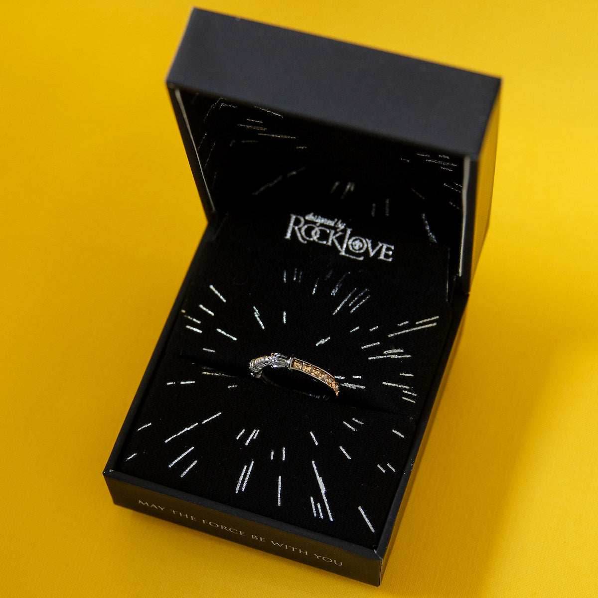 Star Wars X RockLove Rey Crystal Lightsaber Ring - Size 5