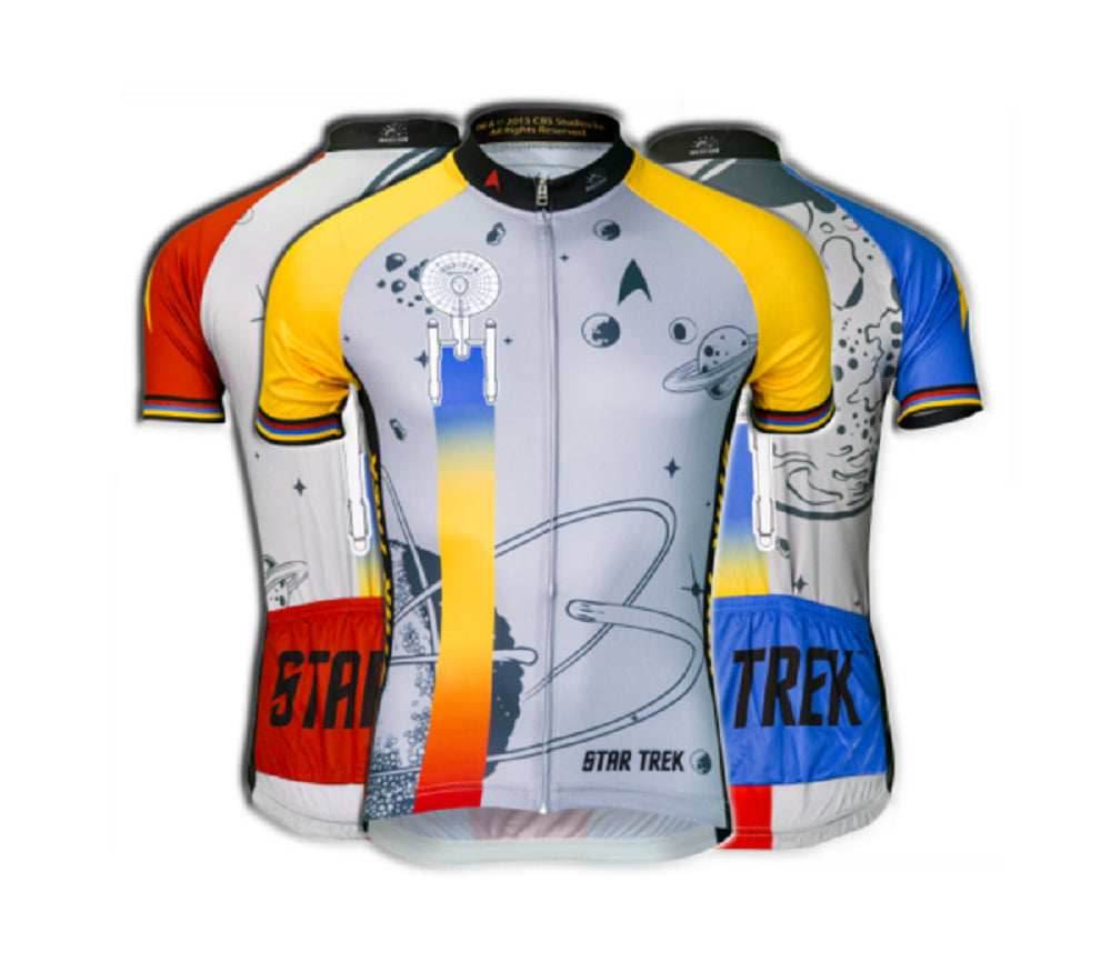Star Trek Final Frontier Women's Cycling Jersey (S, M, L, XL, 2XL) - Blue / Small