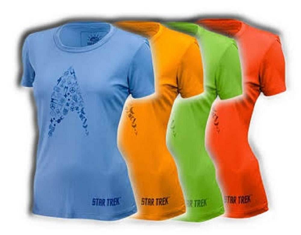 Star Trek Cadet Women's Tech Shirt (S, M, L, XL, 2XL) - Green / Small