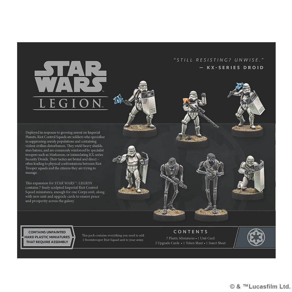 Star Wars Legion: Imperial Riot Control Squad Unit Expansion - 