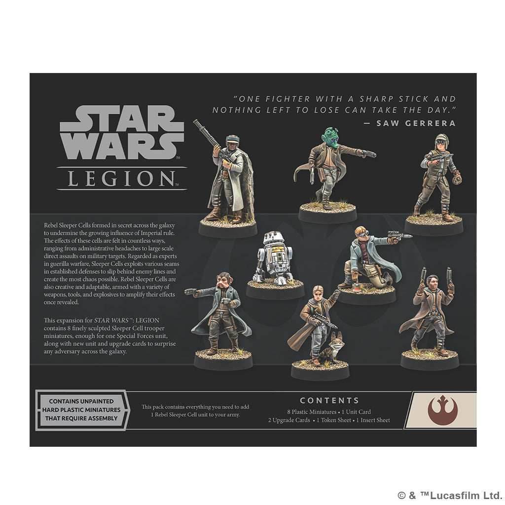 Star Wars Legion: Rebel Sleeper Cell Unit Expansion - 