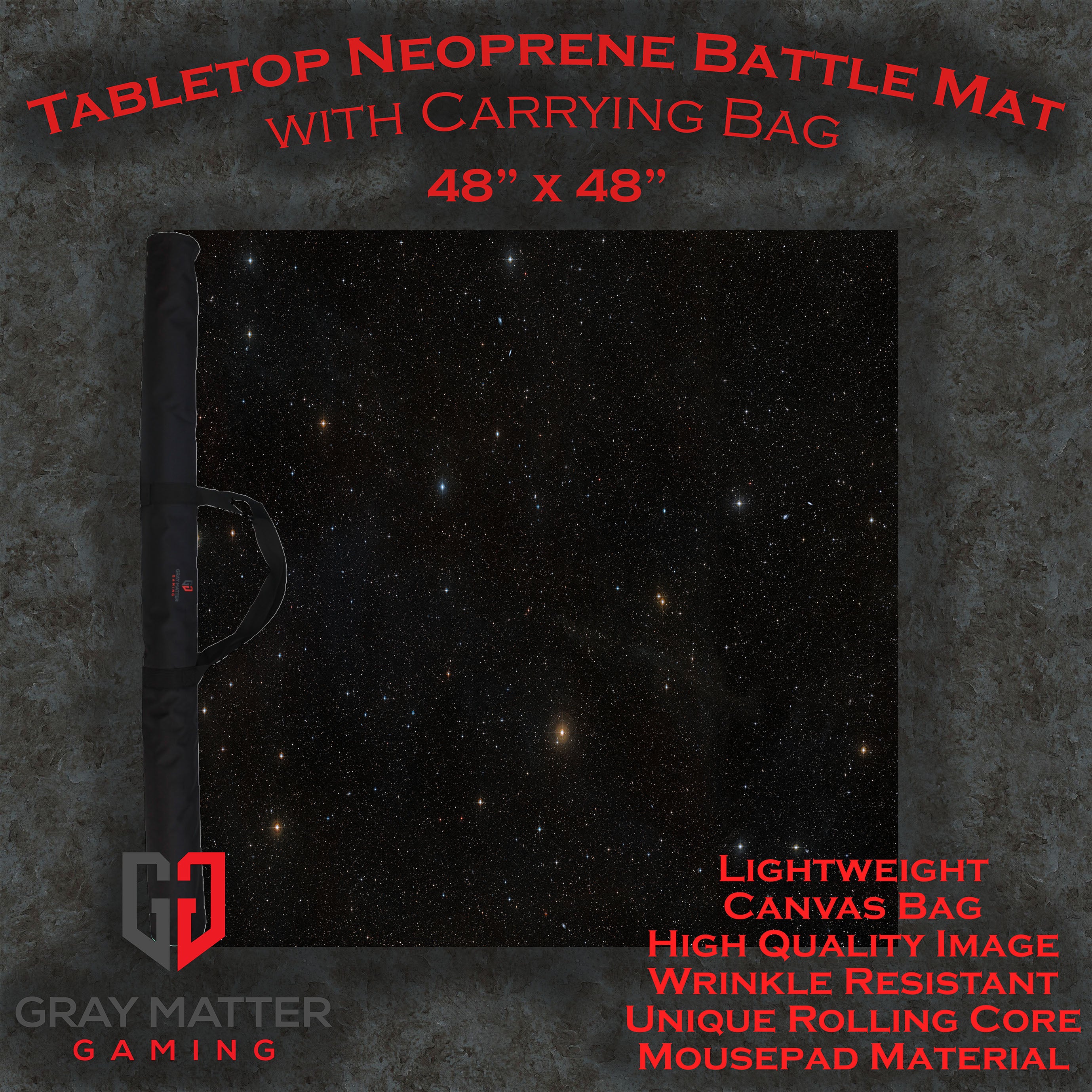 Starfield - Neoprene Battle Mat - X-Wing, Armada, Battlefleet Gothic, Space, Starships