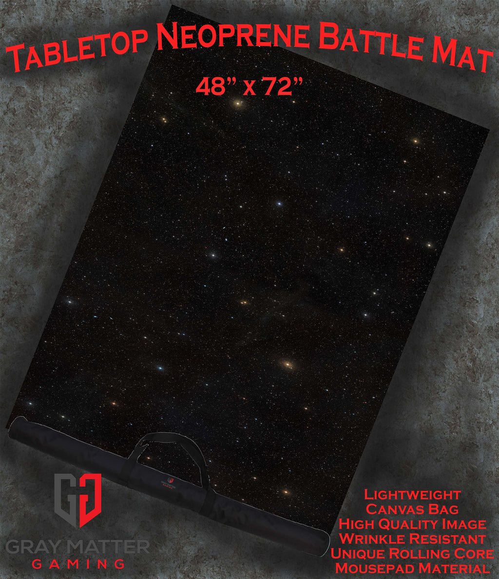 Starfield - Neoprene Battle Mat - X-Wing, Armada, Battlefleet Gothic, Space, Starships