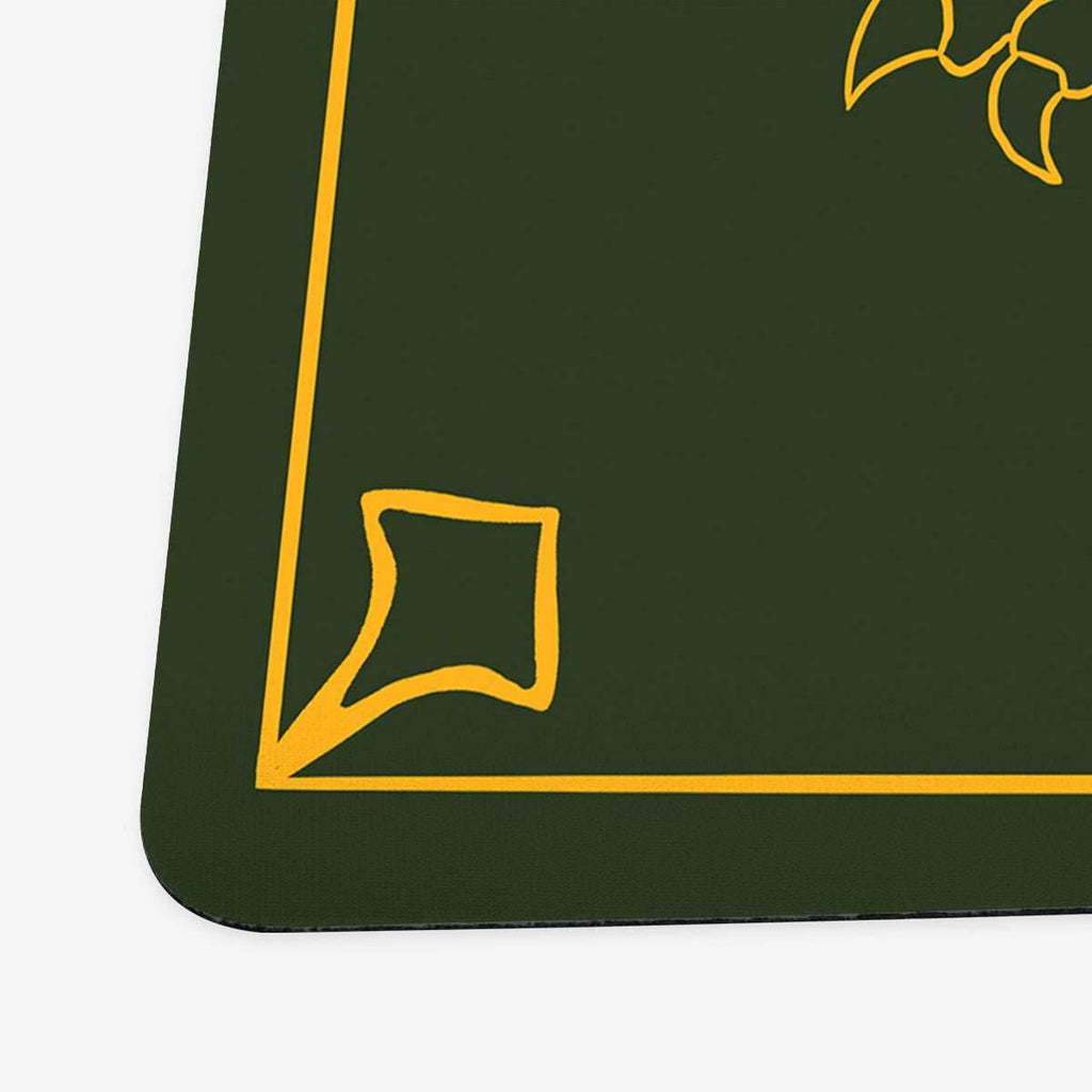 Golden Dragon Playmat - Standard Playmat / Black / Plain