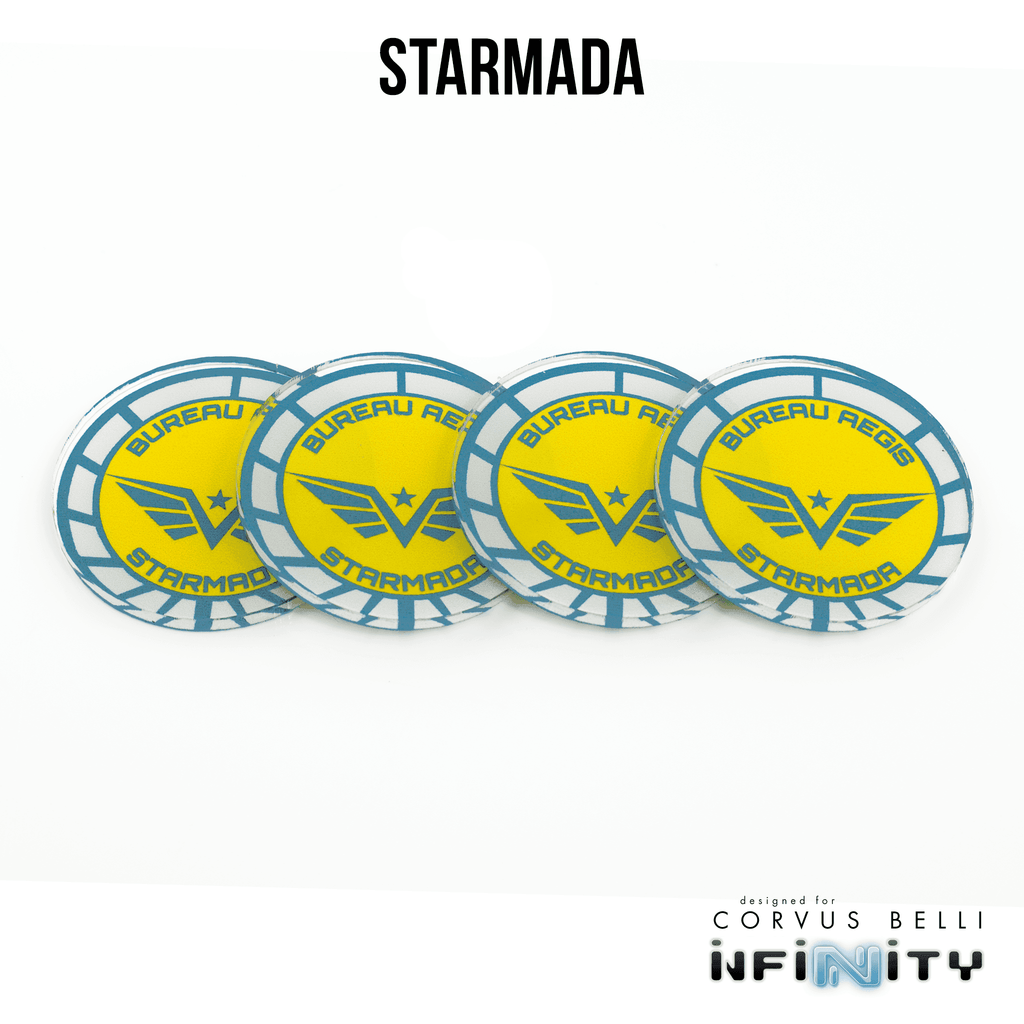 Infinity Faction Command Tokens - Starmada