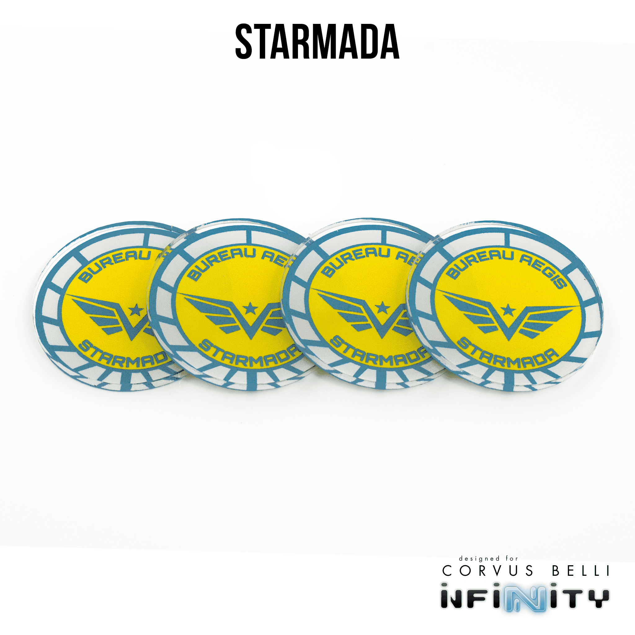 Infinity Faction Command Tokens - Starmada