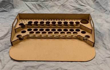 Painting Station - 26mm V2, For Vallejo and Army Painter Style Dropper Bottles - 