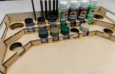 Painting Station - 36mm for Polly Scale, 10ml Tamiya and similar bottles - 