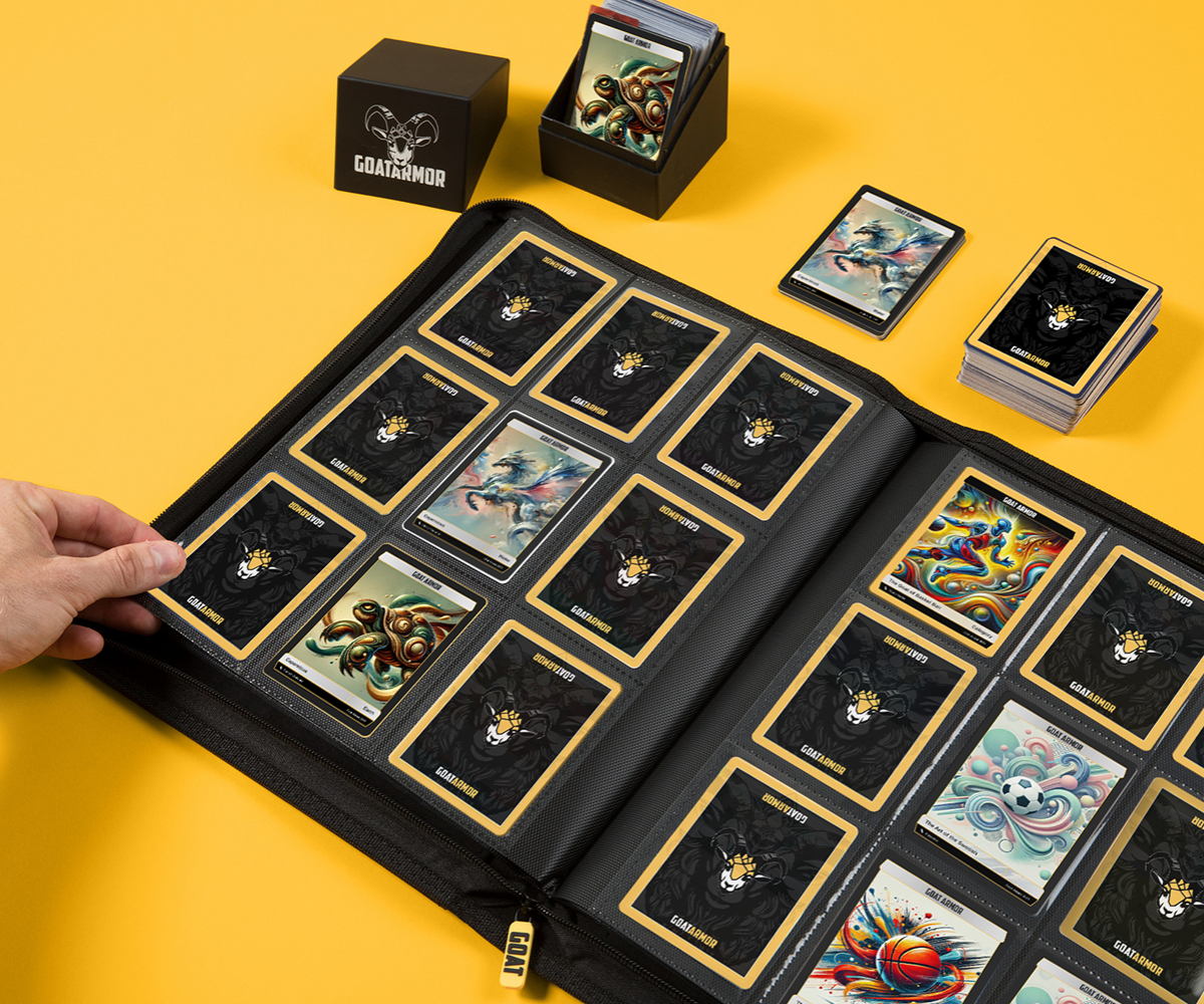 "Stay Flat" Card Binder