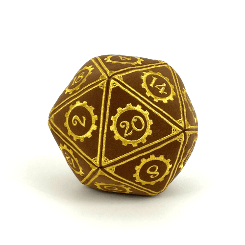 Steampunk D20 Plush (Enigma) - Physical