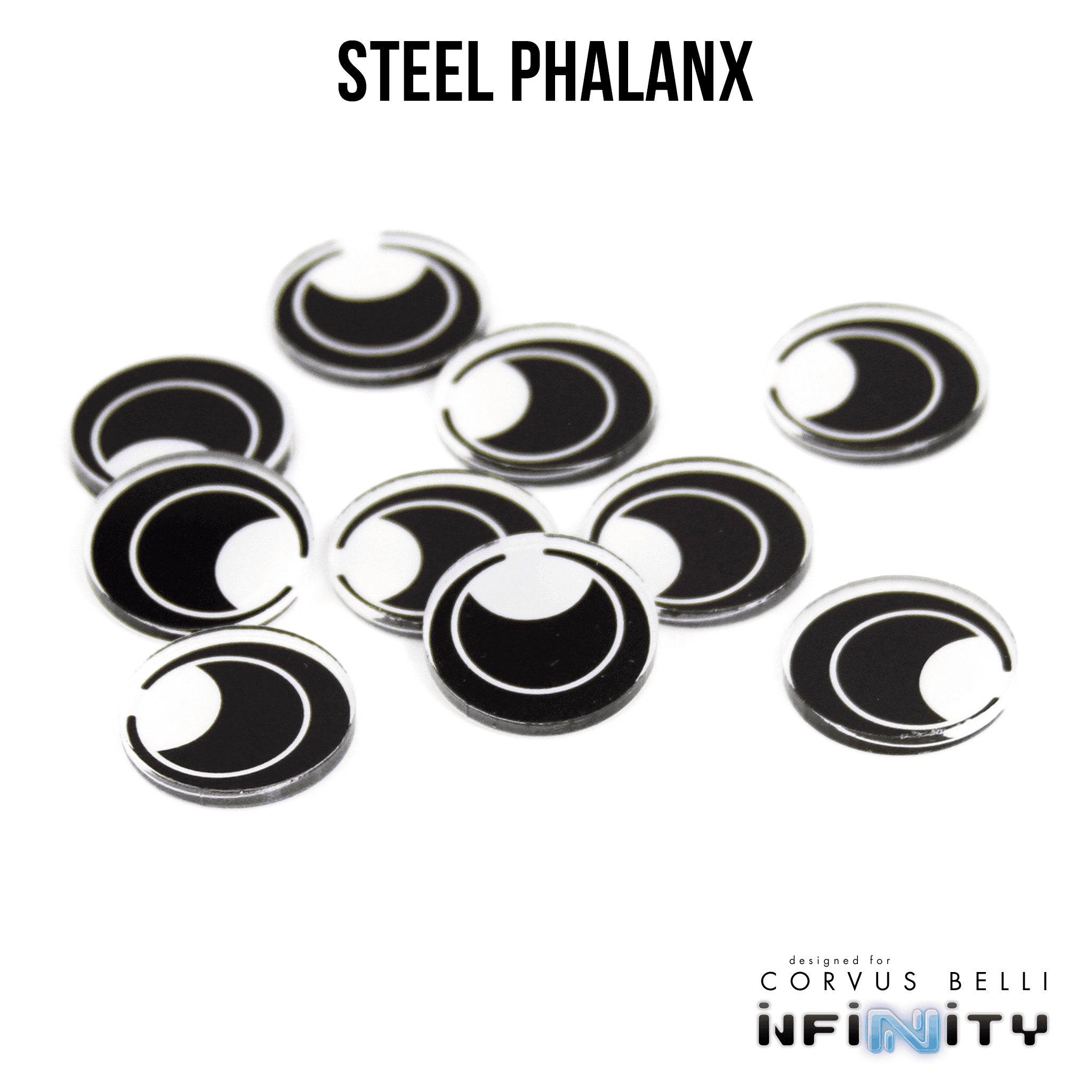 N4 Faction Markers - Steel Phalanx / 25mm / Single