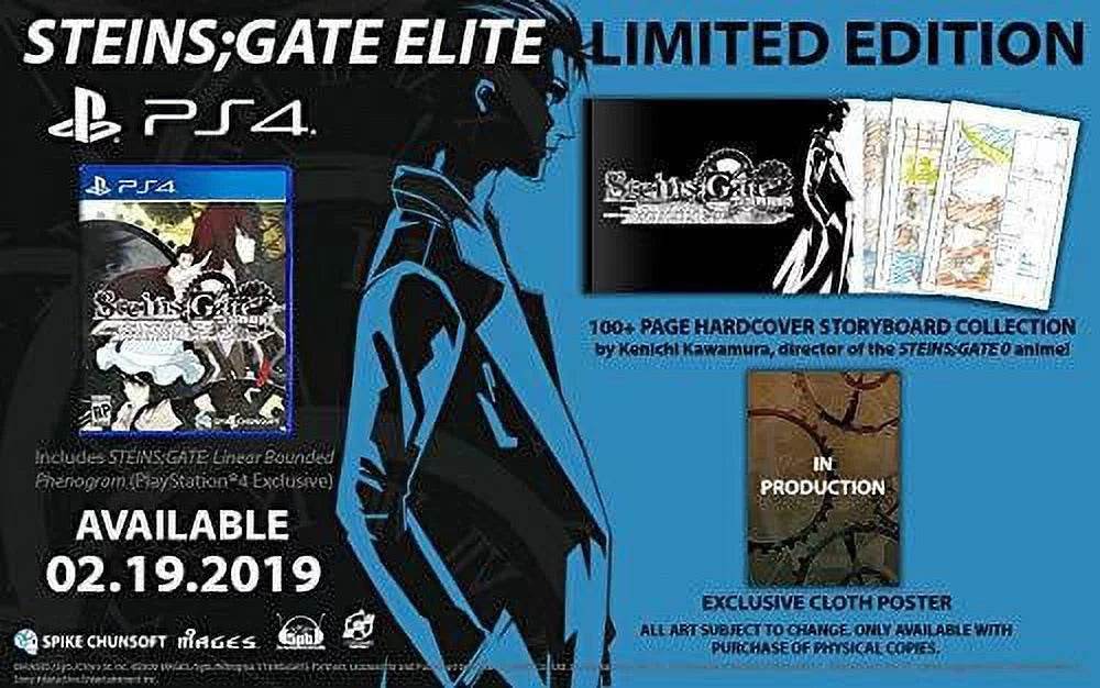 Steins;Gate Elite (Limited Edition) (Playstation 4) - Game Manual Only