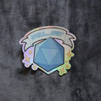 “Well… Shit! Nat 1!” Vinyl Sticker – Celebrate the Chaos of Critical Failure
