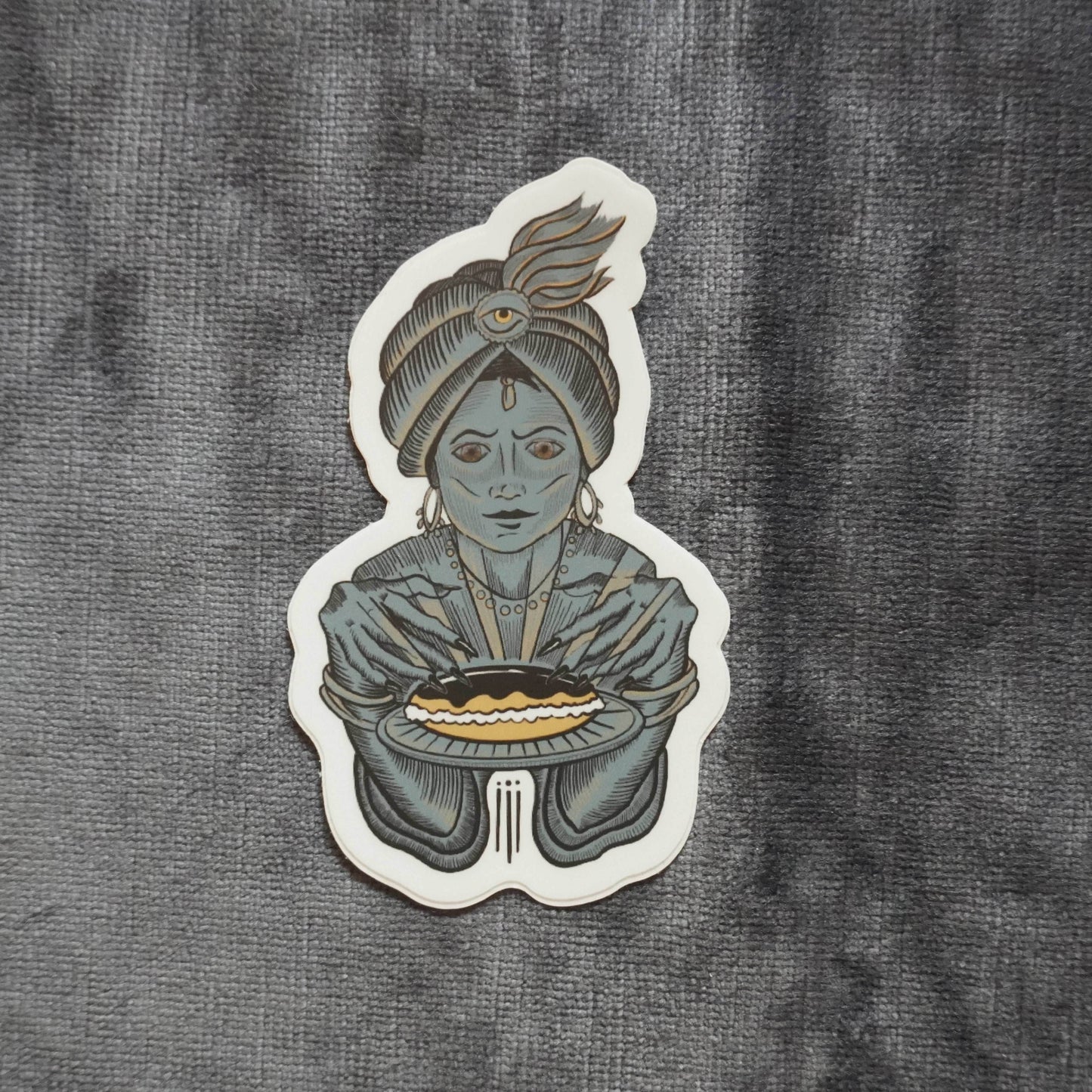 Eclairvoyant Vinyl Sticker – Mystical Dessert Divination for Your Gear - 