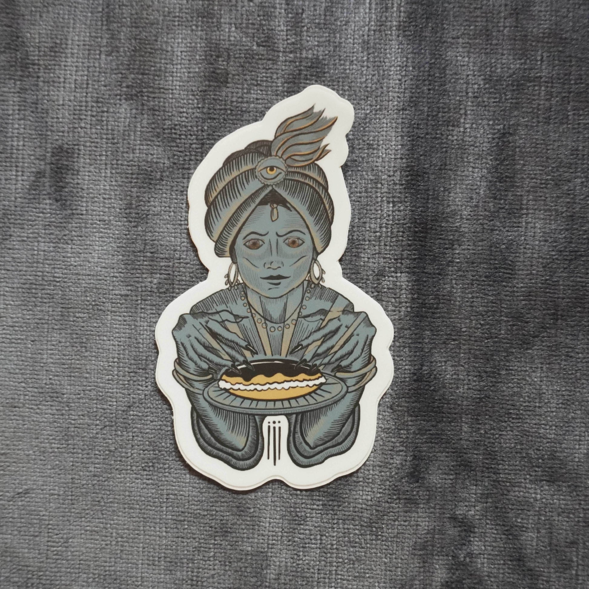 Eclairvoyant Vinyl Sticker – Mystical Dessert Divination for Your Gear - 