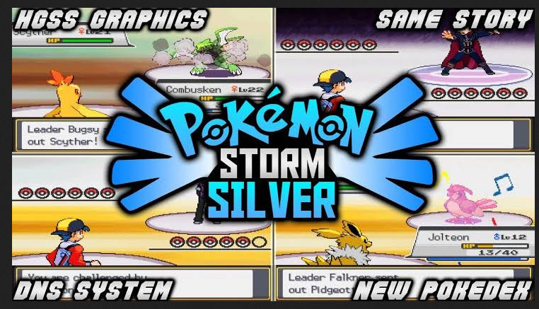 Pokemon Storm Silver NDS Nintendo DS Custom ROM Hack Video Game