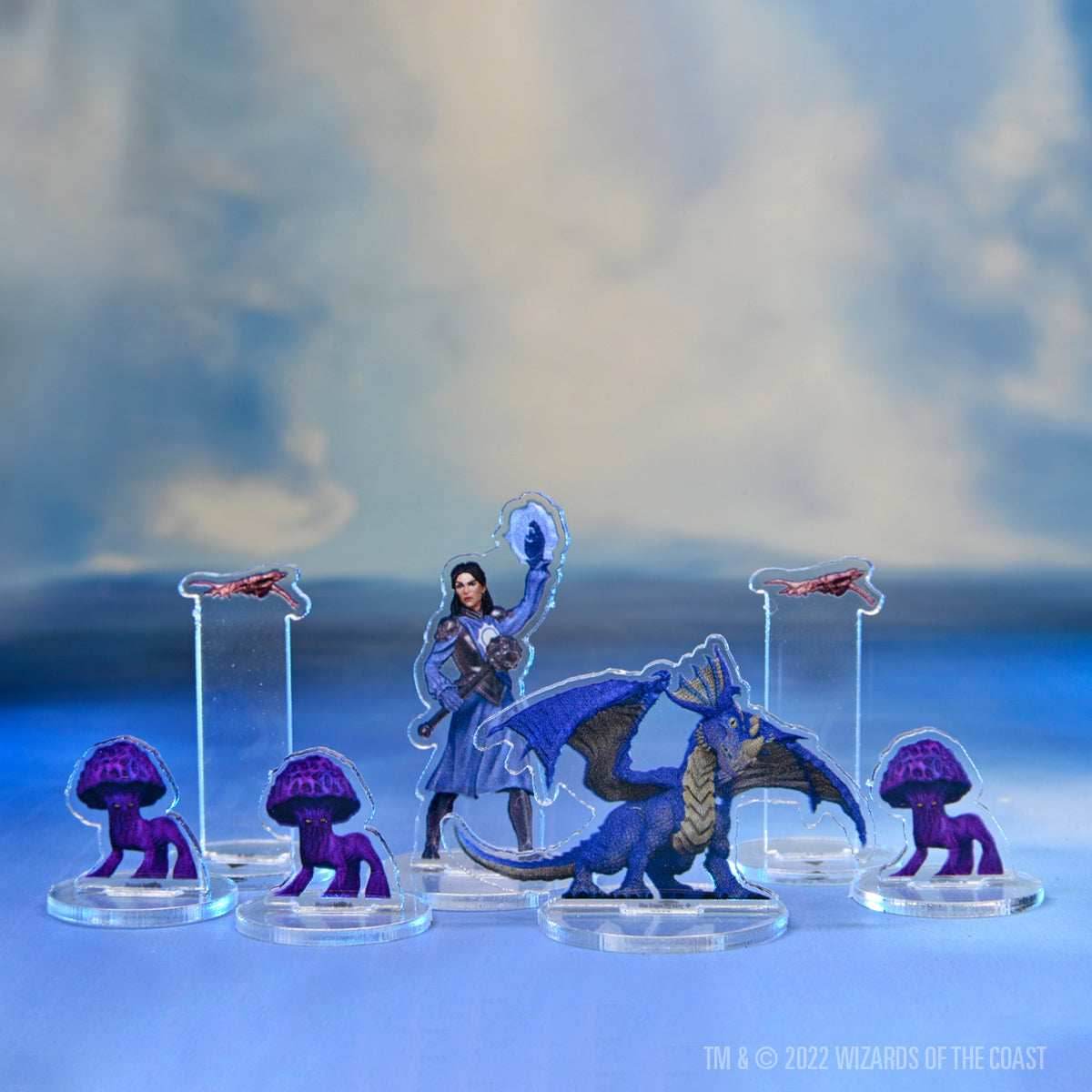 D&D: Idols of the Realms - Dragons of Stormwreck Isle - 2D Acrylic Miniatures - 